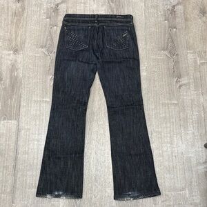 Citizens Of Humanity Dark Blue Boot Cut Jeans